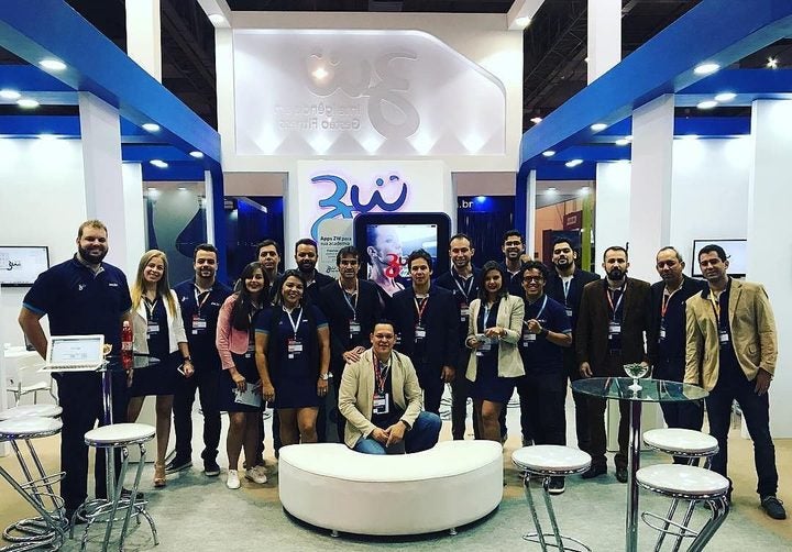 Com o time da Pacto Soluções, na 18ª IHRSA Fitness Brasil.