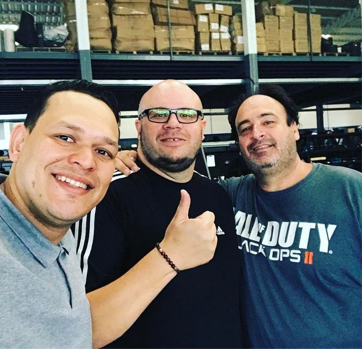 Visita à fábrica da Total Health, com Said Abdo e Ailton (KA Sports). 2017.