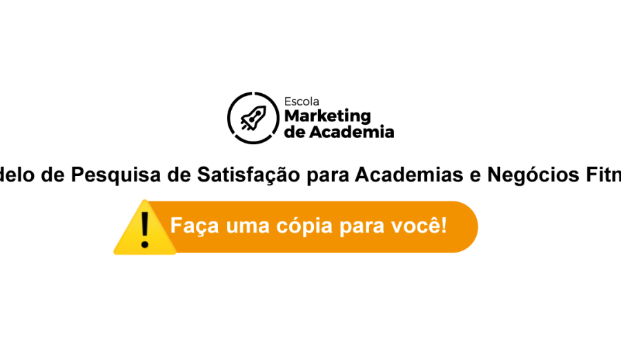 Modelo de Pesquisa de Satisfação para Academias e Negócios Fitness